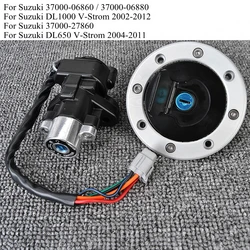 DL 650 100 Motorcycle Ignition Switch Key Fuel Tank Cap Lock Key For DL650 VStrom V Strom 04-11 Suzuki DL1000 V-Strom 2002-2012
