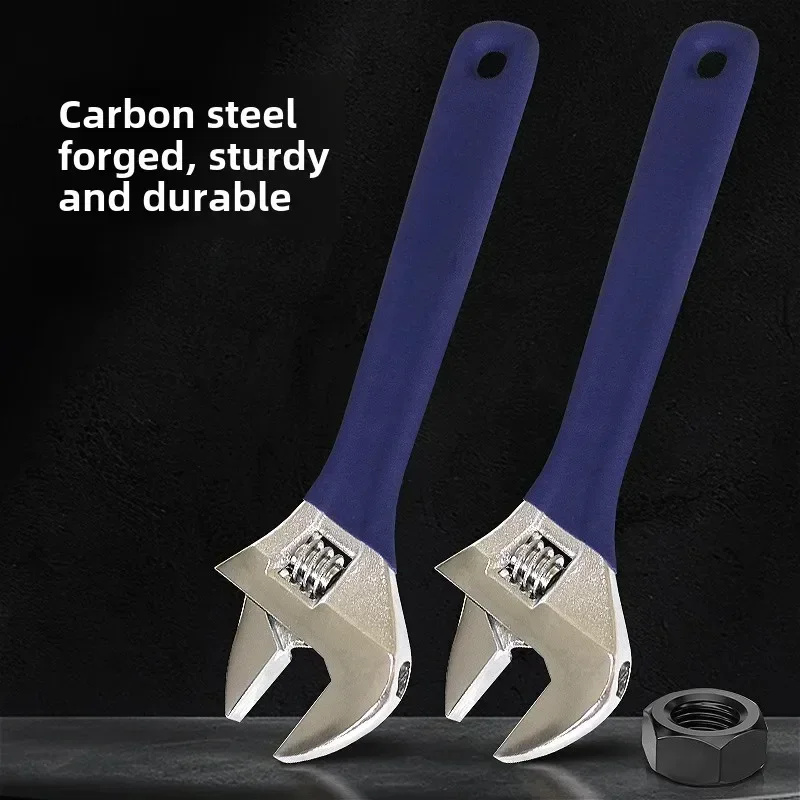 Adjustable Wrench Universal Multifunctional English Key Monkey Spanner Torque Flat Wrenches Plumber Tool Large Open End
