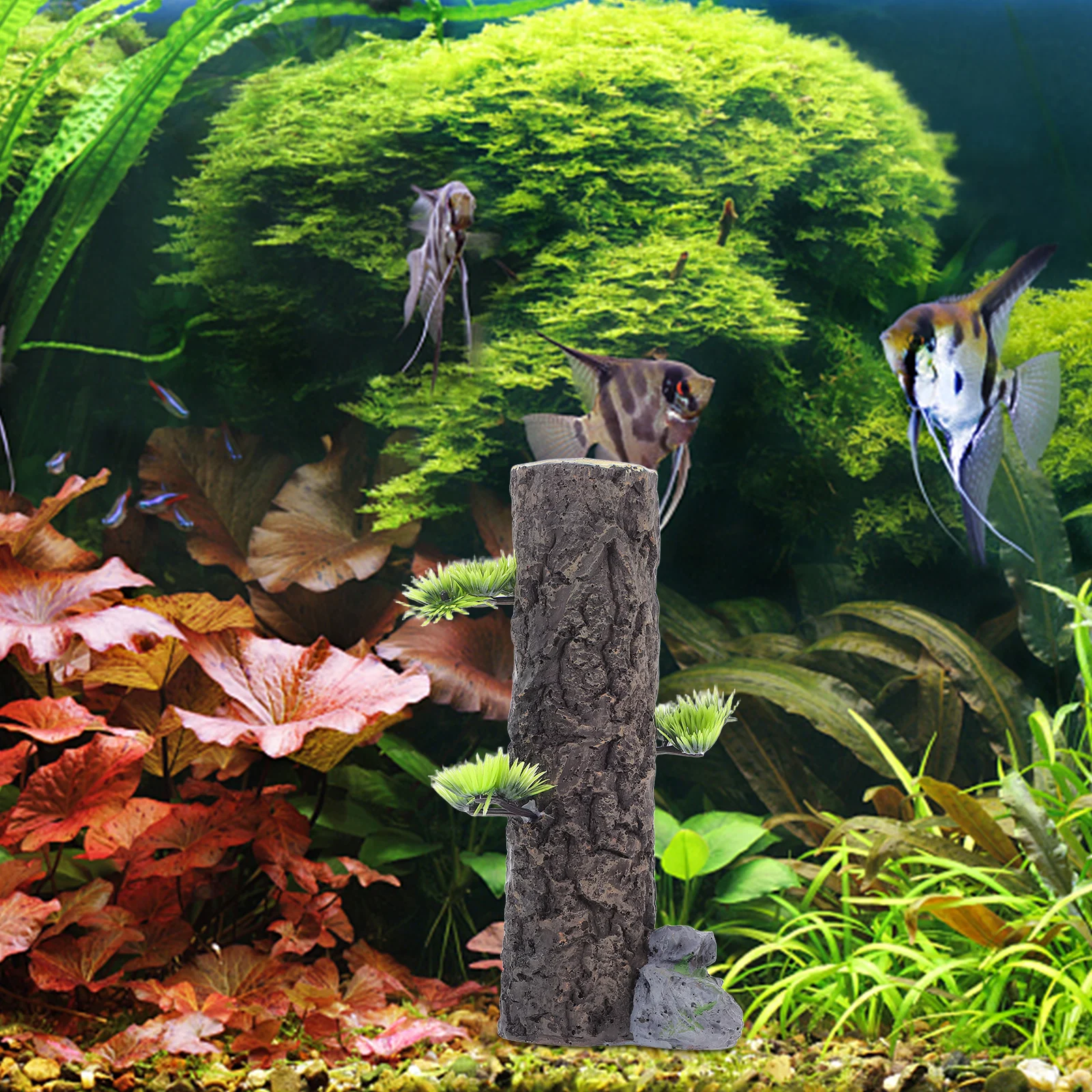 

Fish Tank Betta Tank Accessories Stump Stump Decoration Resin Artificial Trunk Aquarium Decor Betta Accessories Log nament