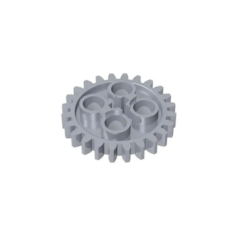 50pcs 3648 Gear 24 dents 2ème Version trou d'essieu briques jouets pour blocs de construction MOC techniques compatibles de haute technologie