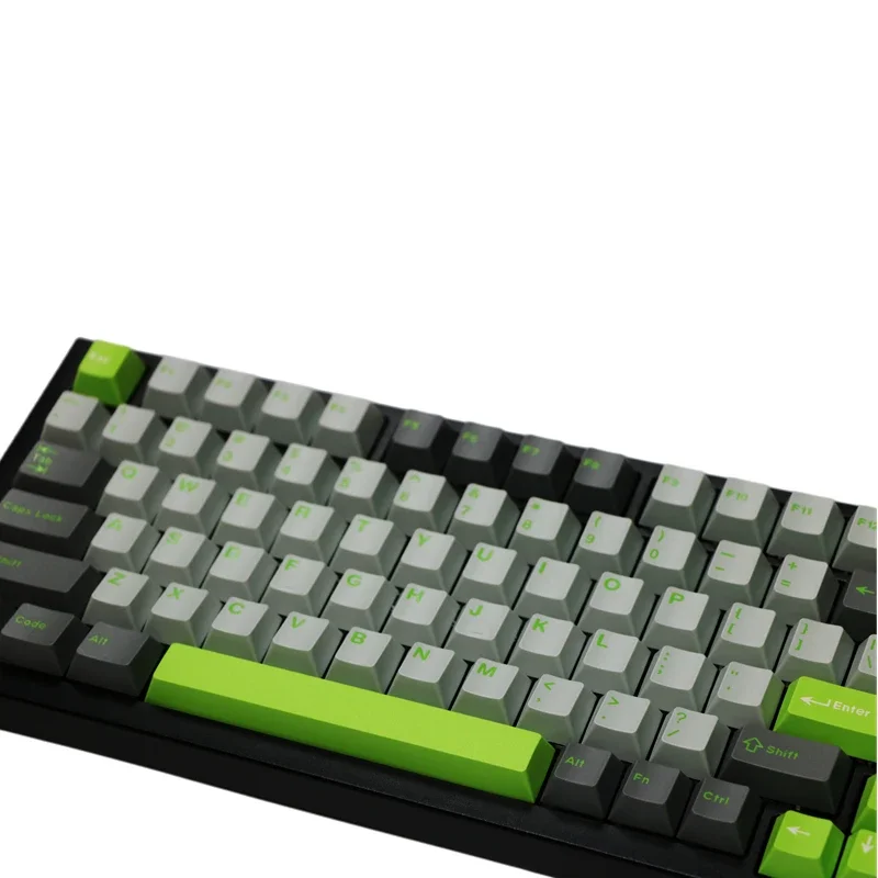 Lime Keycap Original Height Cherry Keycap Two-color Craft ABS Material 172 Full Set