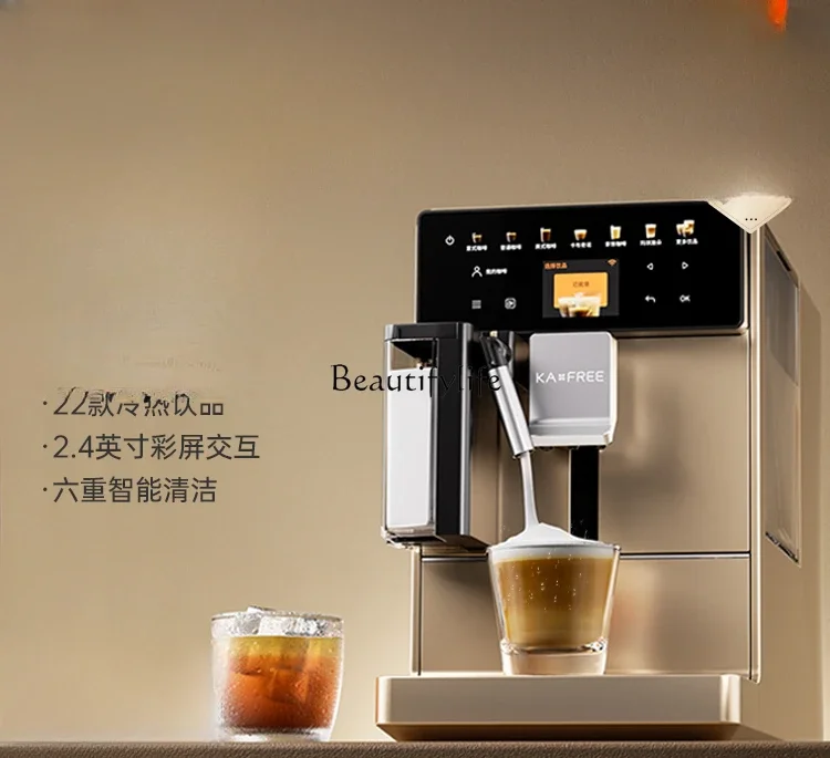 Automatic Coffee Machine Smart Cold Brew Home Office Small Grinding Integrated Italian A5