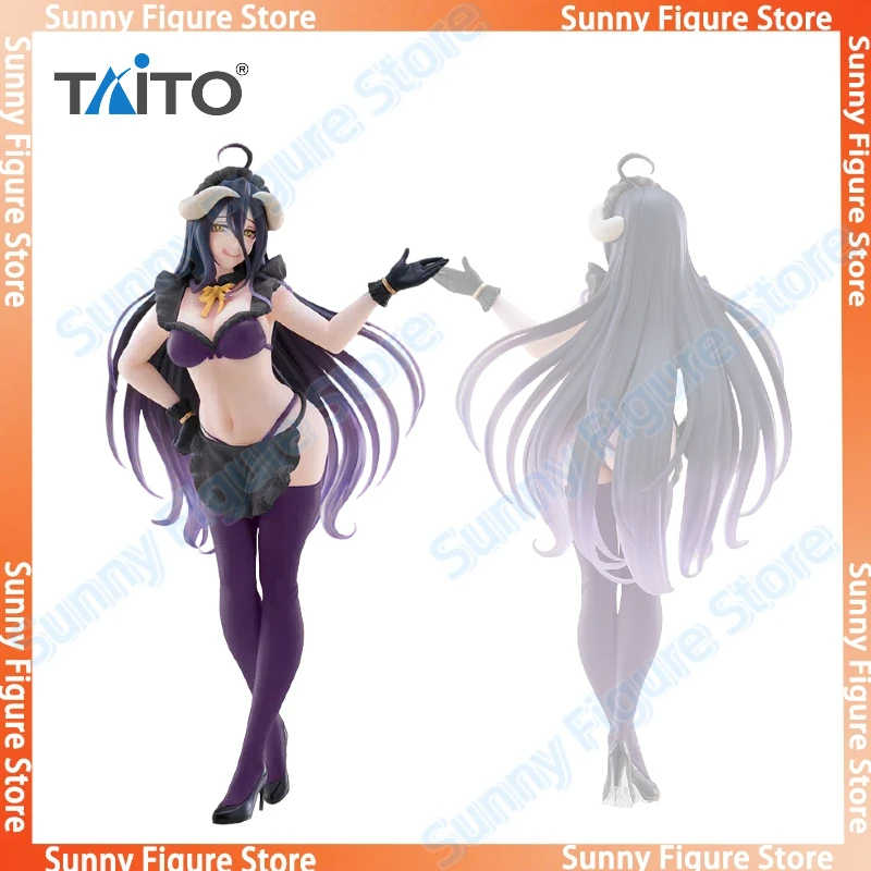 

In Stock TAITO Coreful Overlord Albedo Maid Ver Renewal Edition Desktop Cute Doll Kawaii Anime Figures Toys Models PVC