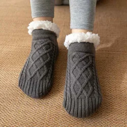 Thermosocken für Herren, Winter, warm, kurz, Baumwolle, verdickt, zum Schlafen zu Hause, weicher, rutschfester Griff, flauschige Bodensocke, flauschig, männlich, 2025, neu