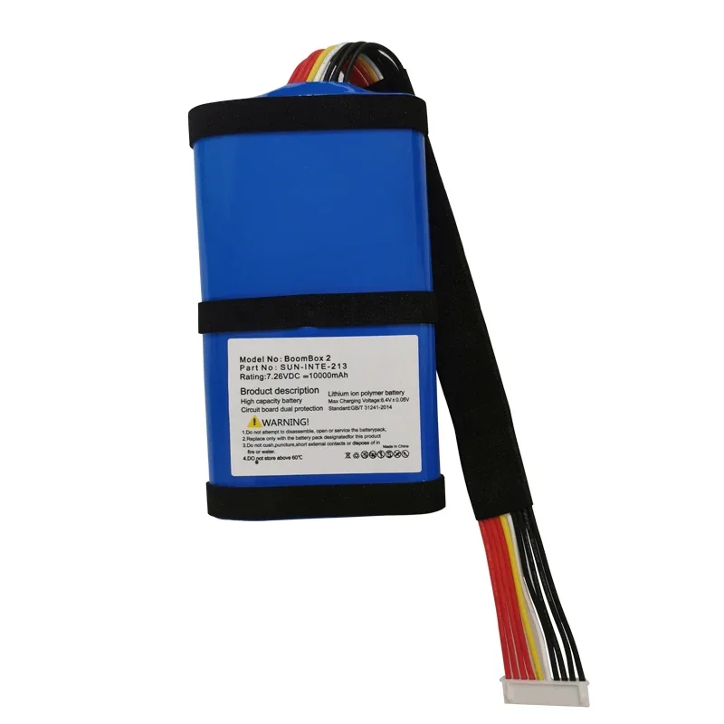 100% Original New Speaker Battery for JBL Boombox 2, SUN-INTE-213, SUN-INTE-268 10000mAh Batterie Batteries tracking number