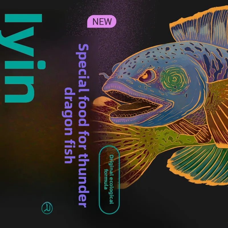 

JIYIN Premium Snakehead Fish Food - Intense Color Enhancing Formula for Emperor Snakehead & Barca Snakehead