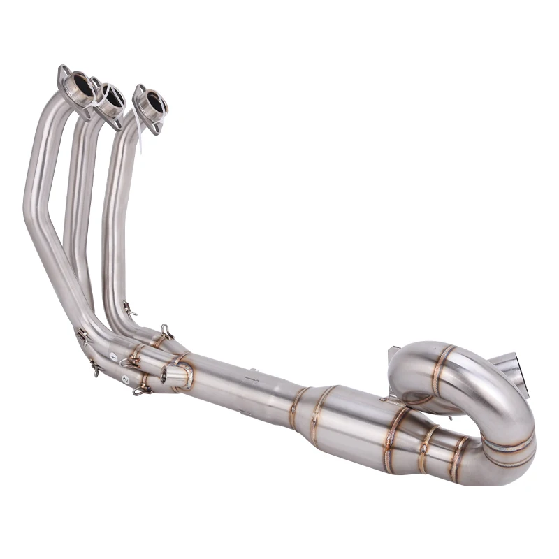 

For CFMOTO 675SR 2024-2026 675NK 2025 2026 Motorcycle Exhaust Header Link Pipe 304 Stainless Steel Front Tube Slip On System