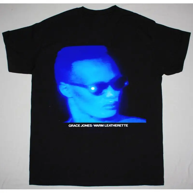 Grace Jones - Camiseta de regalo de todas las tallas, color negro, polipiel cálida