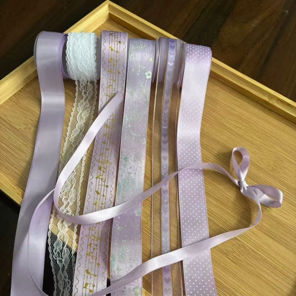 7-teiliges Set: Neuer Barhalter, Band, Gumei-Abzeichen, neue DIY-Handarbeitsmaterialien, Schleifenplatten, Bronzierung, Banddekoration – Detail 5