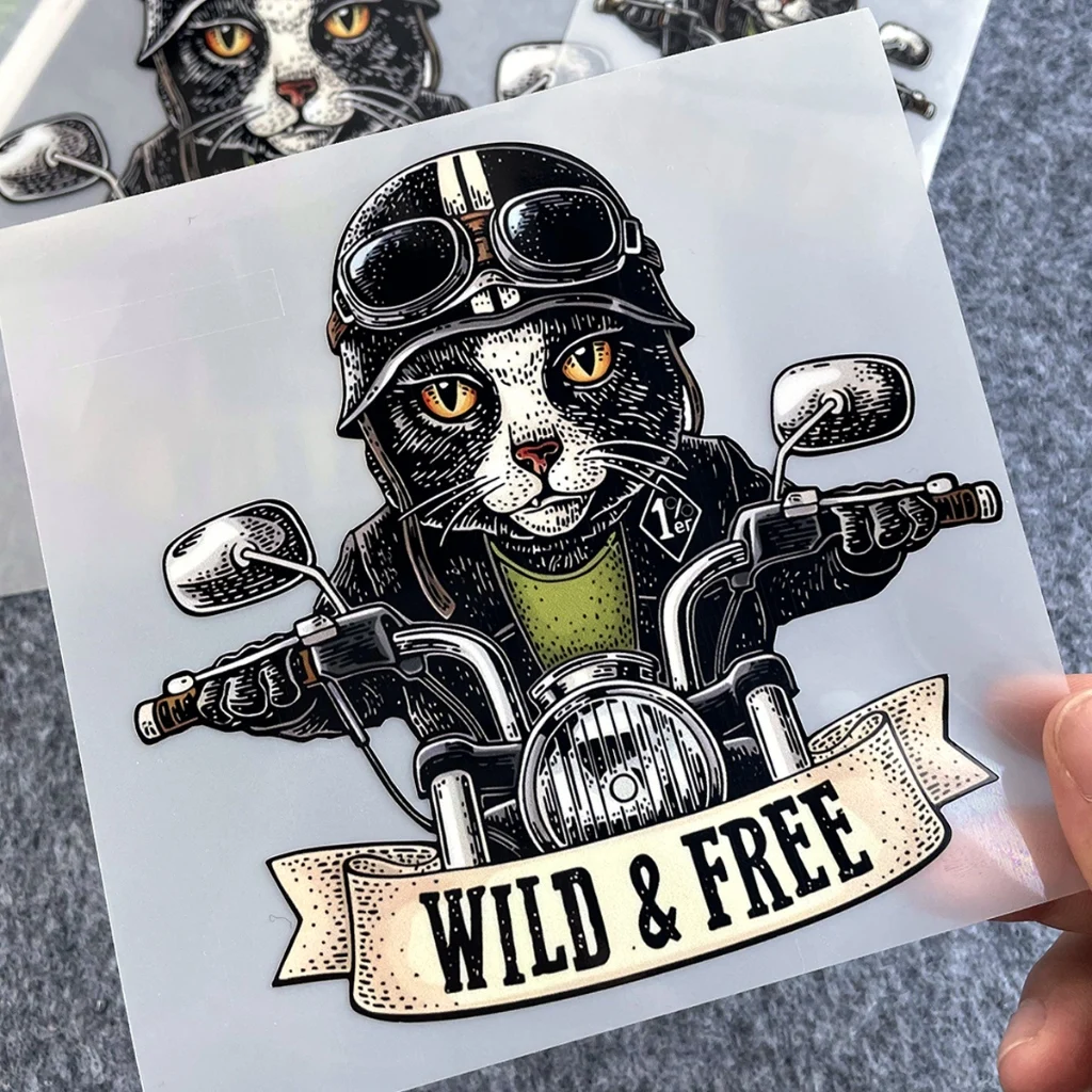 Cat Rider Motorcycle Accessories Stickers Motorcycle for KTM MT07 Kawasaki Z900 Vespa Accessories Aprilia CB650R PCX S1000RR