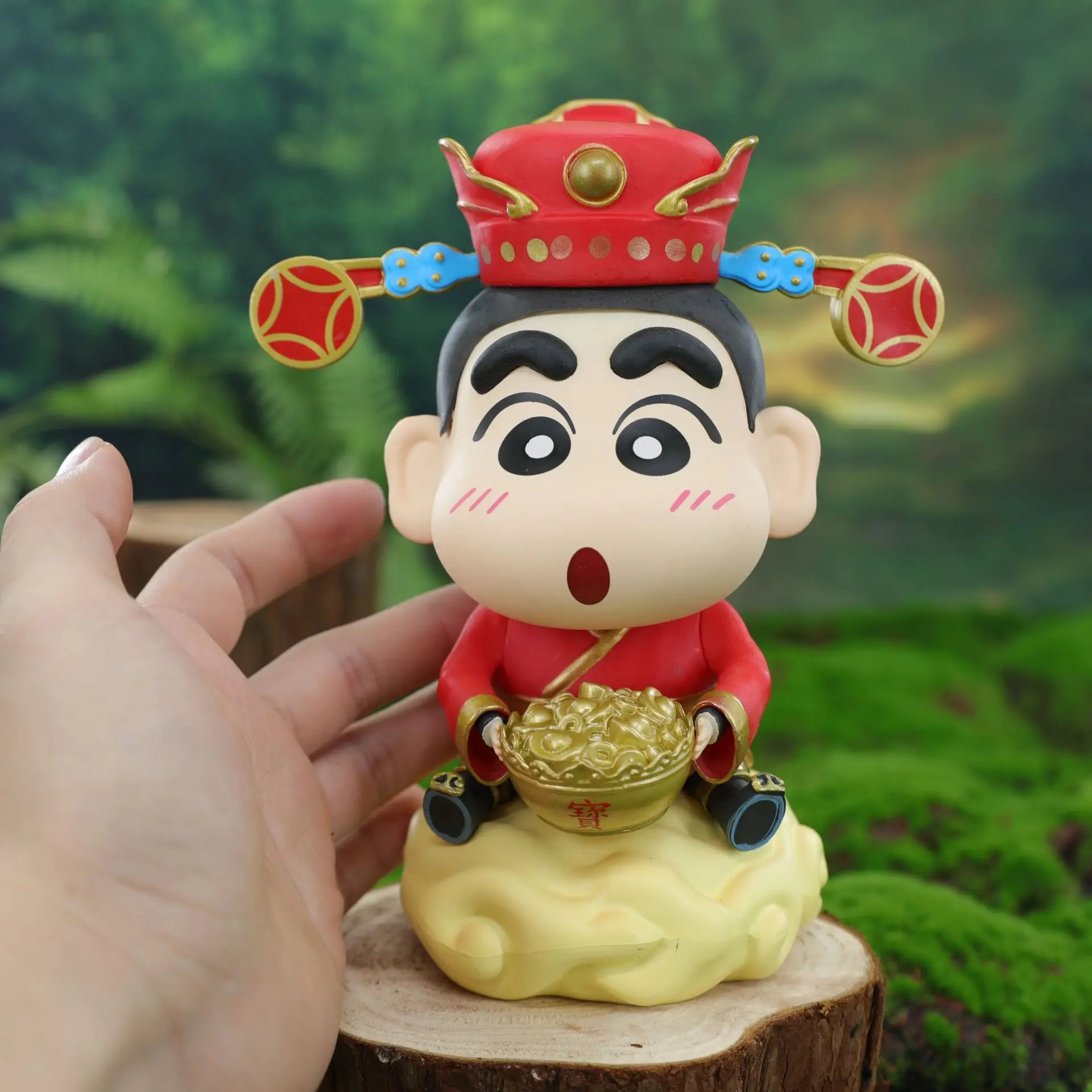 

New Crayon Shin-Chan Action Figure Year Doll Explosion Double Scale Nohara Shinnosuke Series Small New Figure Model For Kid Gift