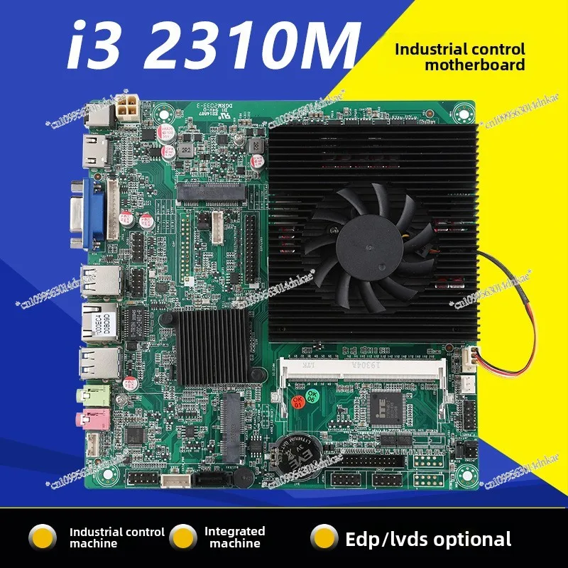 

New I3 2310M All-in-one Machine Main Board HM76 Chipset Advertising Machine Main Board LVDS/dual EDP Support XP