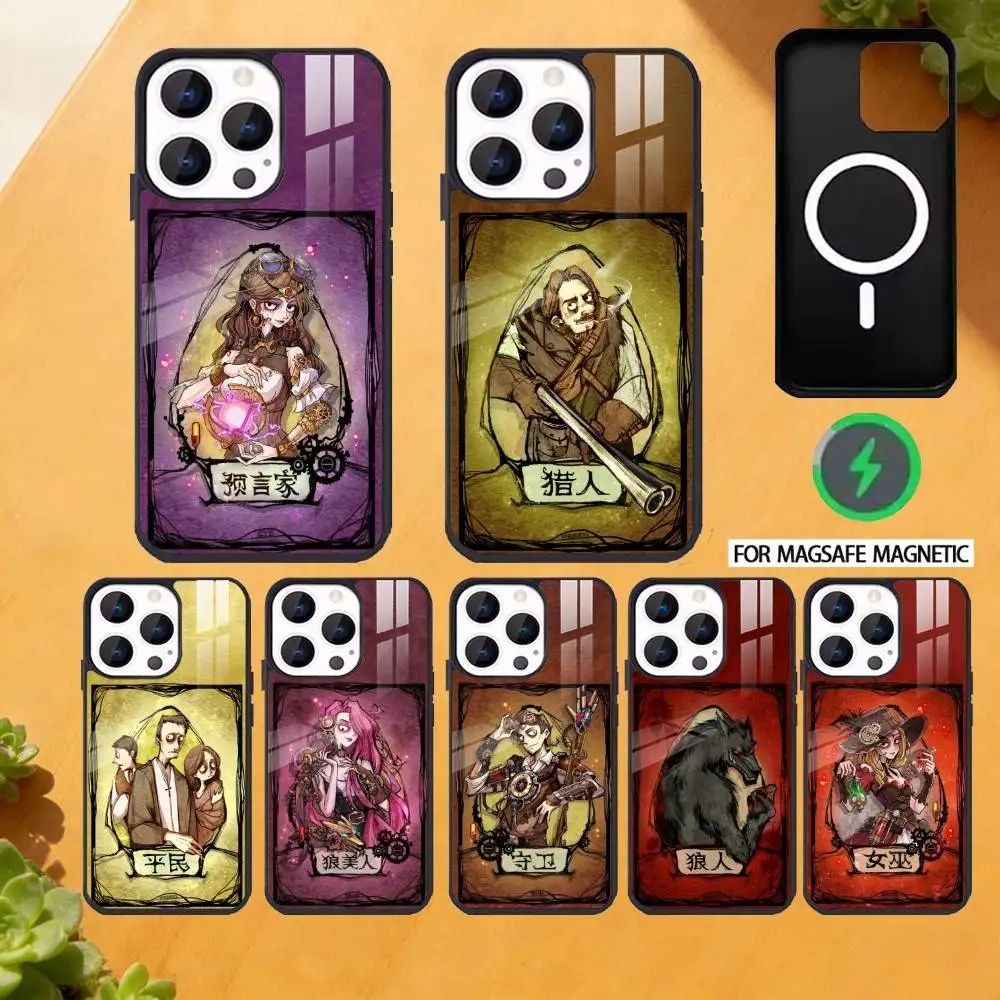 

Чехол для телефона Werewolf Game для iPhone 17,16,15,14,13,12, Plus, Pro, Max для Magsafe Magnetic Wireless Charge