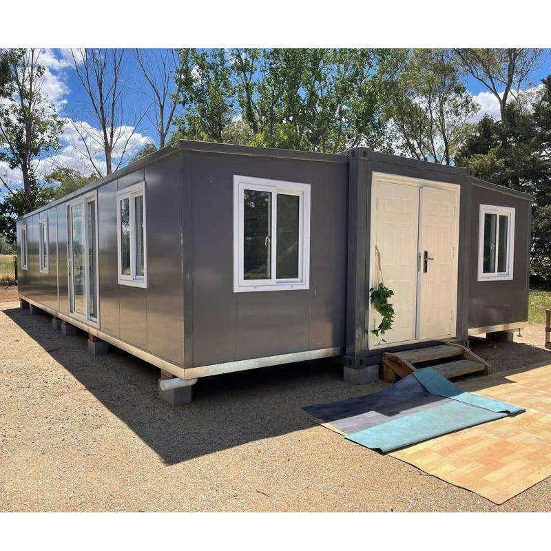 Dual-Wing Expandable Prefab Container Tiny House Foldable Office Store Outdoor Living Unit 2025 New