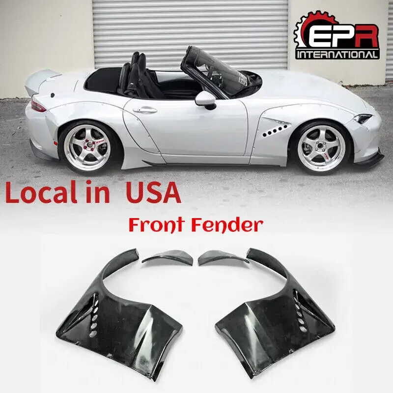 (Local in USA) For Mazda MX5 ND5RC Miata Roadster RB Style FRP Front Fender with extension 4Pcs