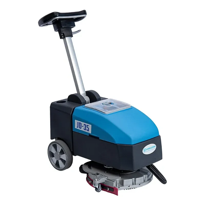 CE Certified Walk-Behind Automatic Floor Scrubber Dryer for Tile Concrete Floors Commercial Cleaning Machine Battery Brush Used