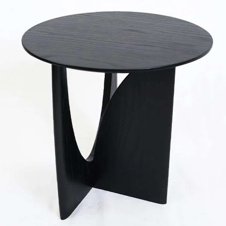 New Arrival Simple Design  Side Table Tea Coffee Living Room Table Western Oak Wood  Logo Item Building Style  side table