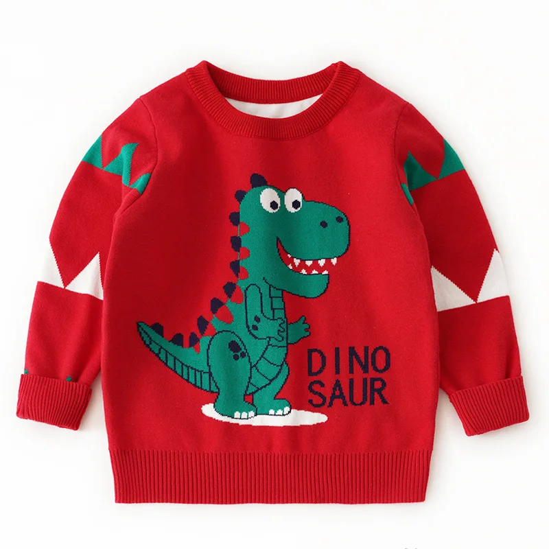 2025 Spring Autumn Winter New 2 3 4 6 8 10 Years Children's Clothing Kids Pullover Knitted Baby Christmas Sweater For Baby Boys
