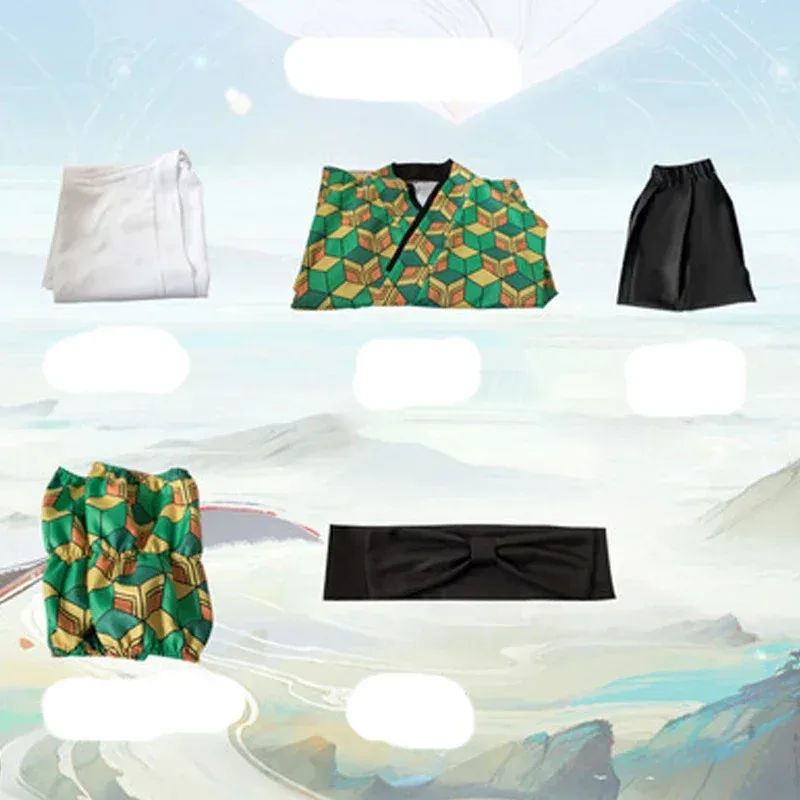 Didi 211 Demon Slayer аниме Kimetsu Sabito косплей костюм кимоно маска костюм Хэллоуин вечерние для женщин мужчин