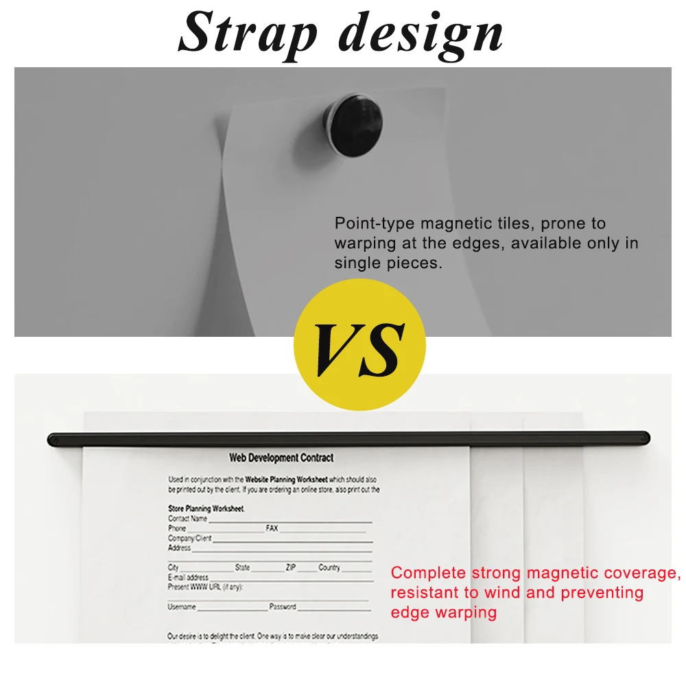 شرائط مغناطيسية، شرائط مغناطيسية للسبورة البيضاء لضغط الرسومات، وسائل تعليمية للسبورة السوداء، عرض مكتبي وإعلاني ناعم #4