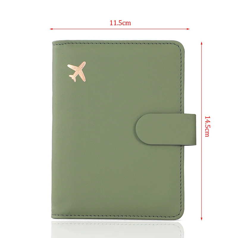 High Quality English PU Leather Passport Covers Document Cover Travel Passport Holder ID Card Passport Holder Travel Acceessory