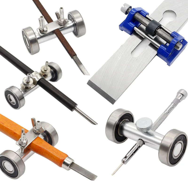 Manual Quick Positioning Knife Sharpener Fixed Angle Grinder Chisel Grinding Planer Woodworking Household Tool Multi-Function