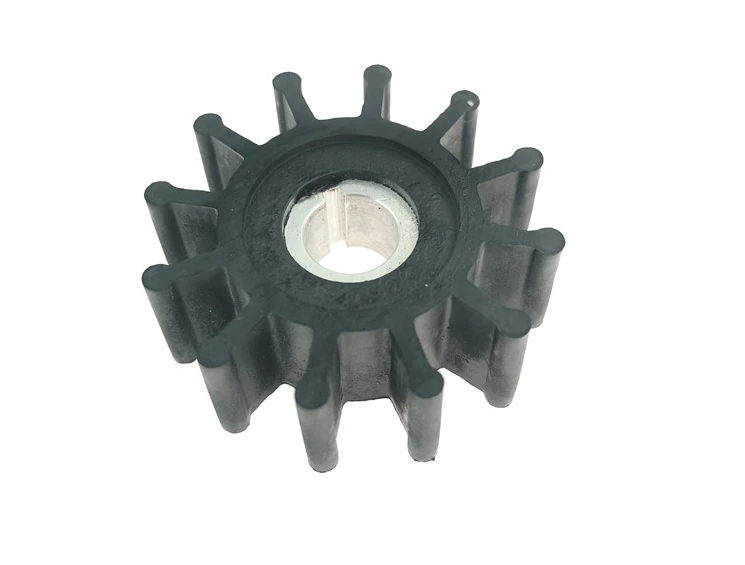 Elastic wound flexible rubber impeller of seawater pump, diameter 57, height 20, inner hole 12.8 J192/10077K