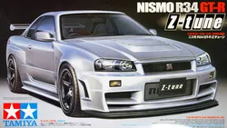 TAMIYA 1:24 GTR R34 Z-tune 24282 JDM Assembled Vehicle Model Limited Edition Static Assembly Model Kit Toys Gift