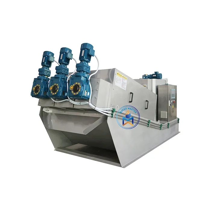 Prensa de tornillo Volute Máquina de prensado de tornillo deshidratado de lodos