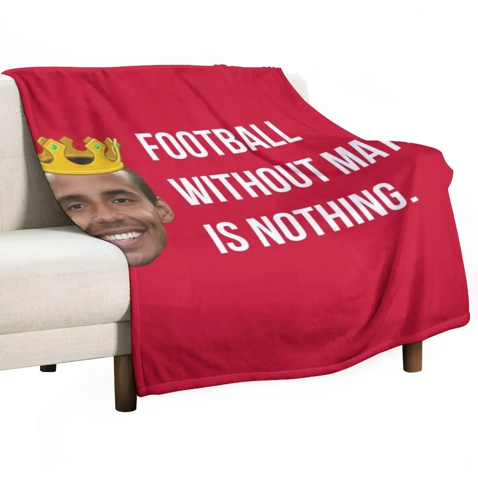 

New Football Without Matip Is Nothing Throw Blanket Blankets For Baby Softest Picnic Blankets