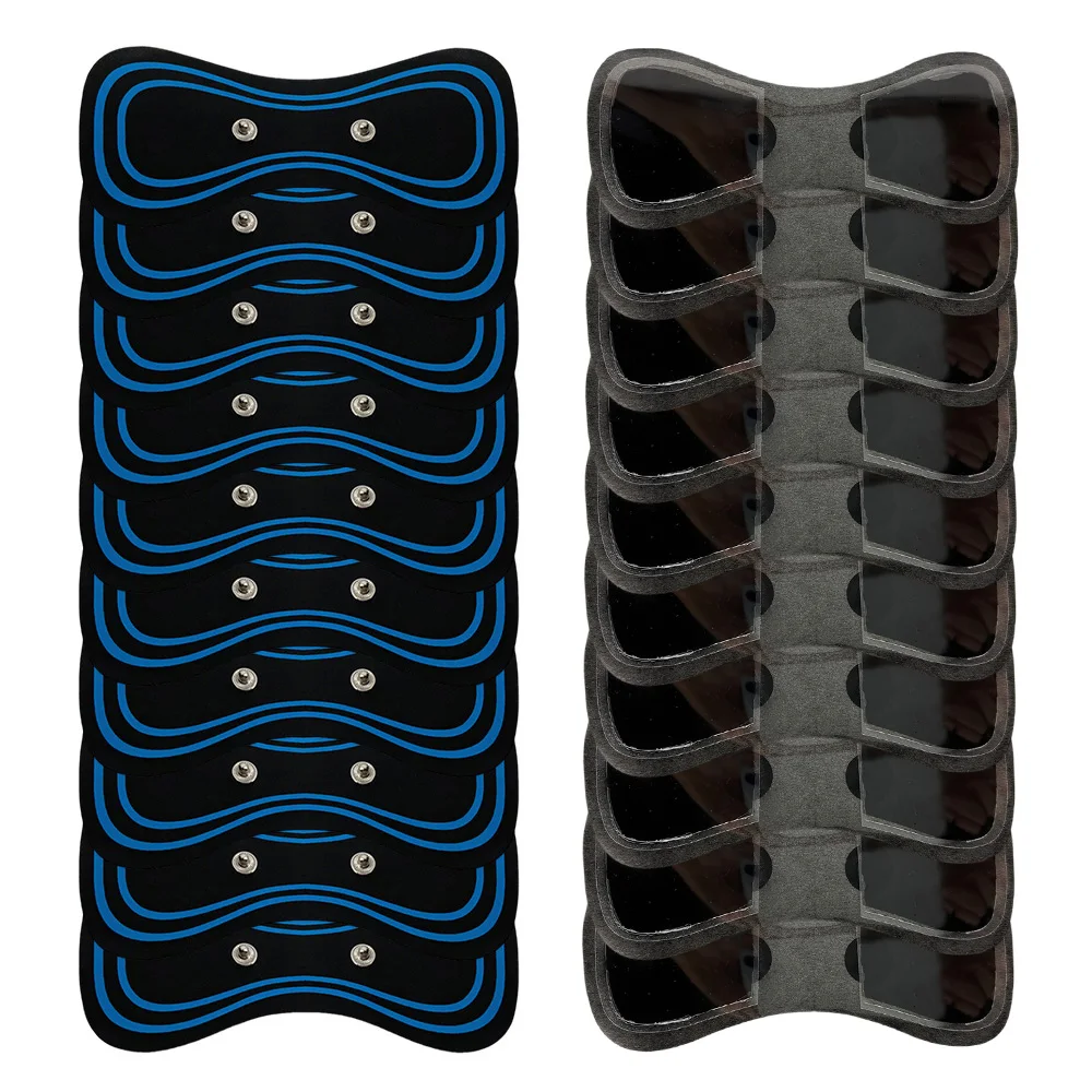 

EMS Neck Stretcher Patches Back Massager Stickers Muscle Stimulation Pulse Pads Fitness Massagead Body Pain Relief Mat Reuable