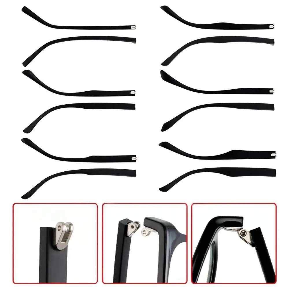 

Universal 1 Pair Eyeglasses Temple Arm Convex Tooth TR90 Eyeglasses Replacement Leg Repair Eyewear Accessories