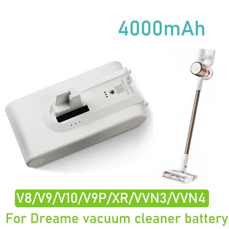 

25.2V 4000mAh For Xiaomi Mijia Vacuum Cleaner V8 V9 V9P V10 VVN3 VVN4 Dreame Vacuum Cleaner Lithium Battery