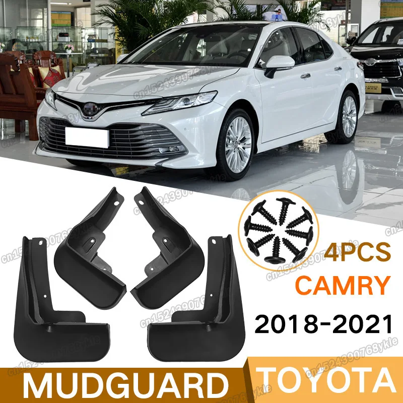 

engineering plastic car mud guards fender mudguards for toyota camry 2018 2019 2020 2021 2022 2023 xv70 v70 70 trd accessories