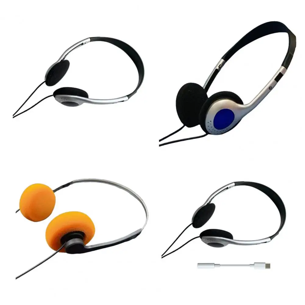 Lightweight Headset Comfortable Headphones Ultralight On-ear Headphones with Telescoping Design for Low Latency for Superior