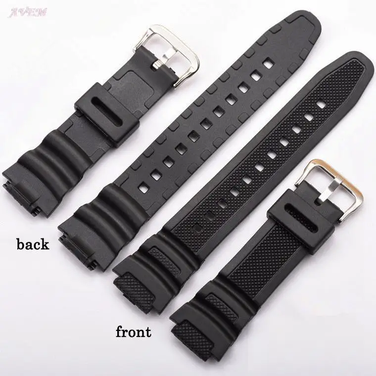 18mm Silicone Strap Band For casio AQS810W SGW300H MRW200H AEQ110W AE1000W WS200H W800H W216H W-215 Rubber Sports Watch Bracelet