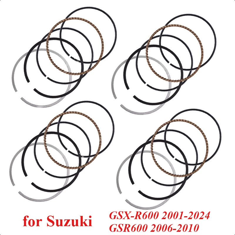 

67mm 12140-39F00-000 Motorcycle Engine Piston Rings Kit for Suzuki GSX-R600 2001-2024 GSR600 2006-2010 GSXR 600