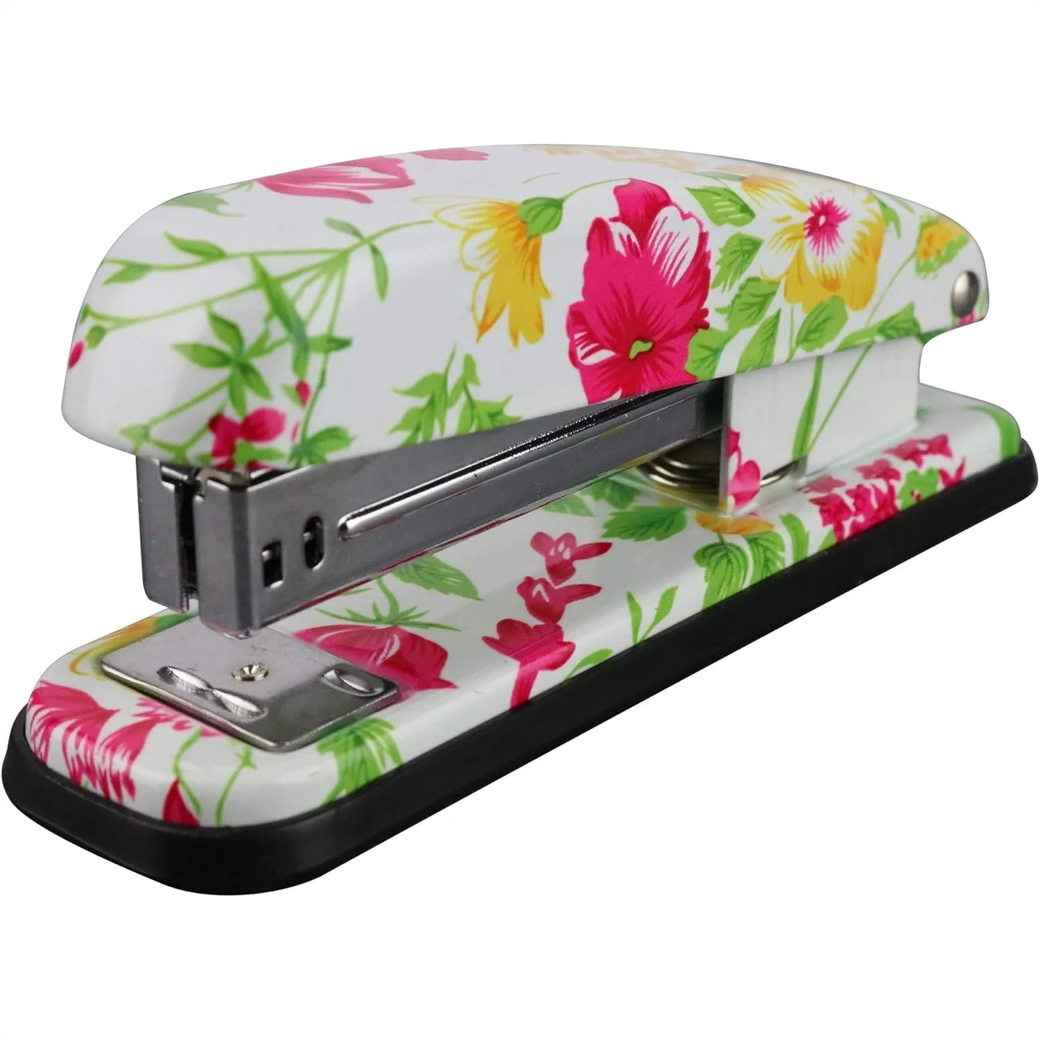 

Мощный степлер для дома и офиса, с милым цветочным дизайном, компактный настольный степлер для школы и творчества