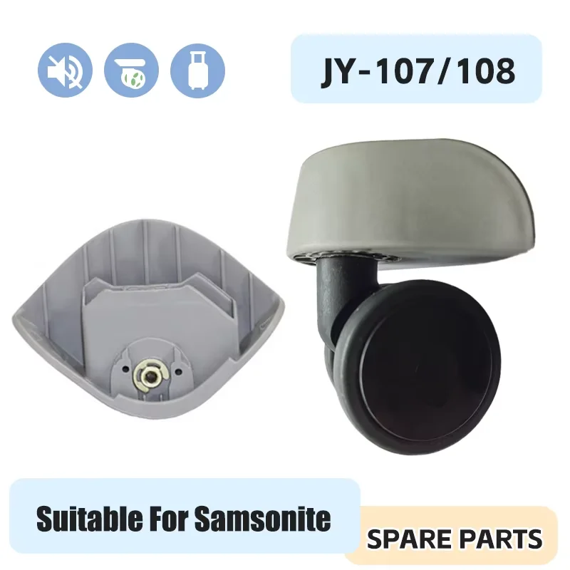 

For Samsonite JY-107 JY-108 Luggage Wheel Replacement Parts Luggage Wheels Suitable For Rough Terrain Durable 360° Swivel Wheels