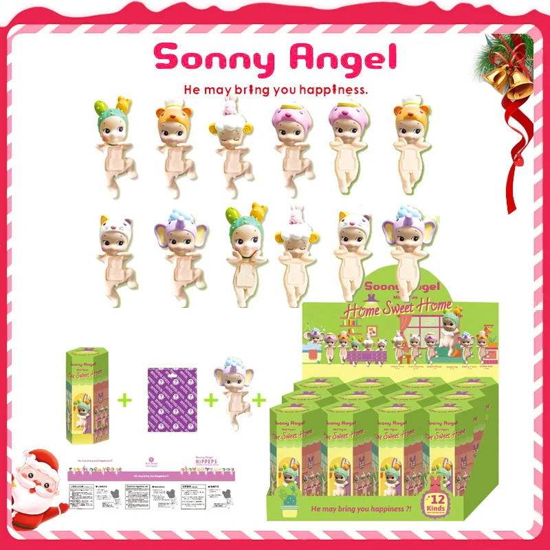 Sonny Angel Blind Box Love Home Series Animal Cartoon Collection Auto Desktop Model Speelgoed Geschenken Kerstcadeaus