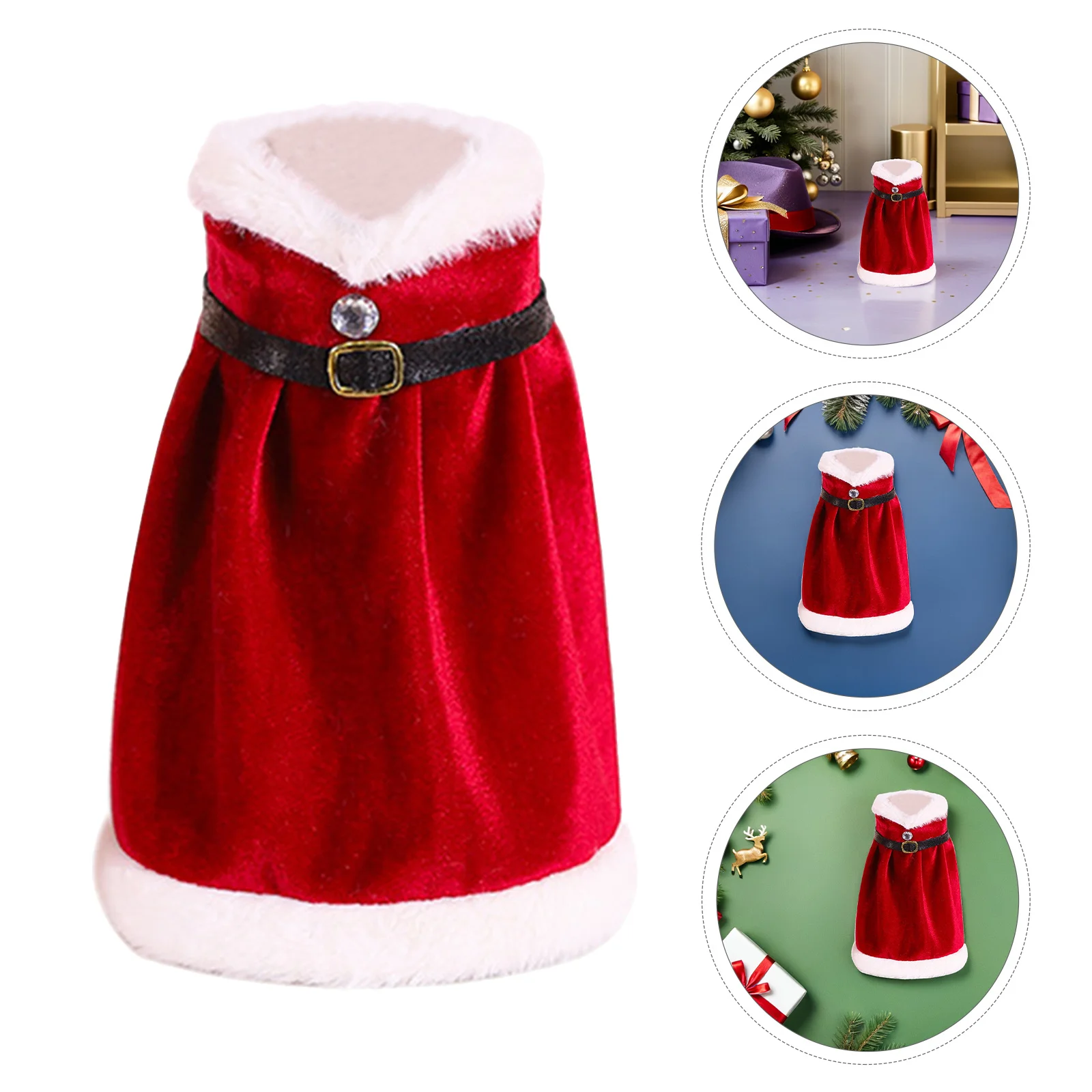 

Christmas Accessories Wine Bottle Dress Cover Sleeve Covers Clothes Decor
