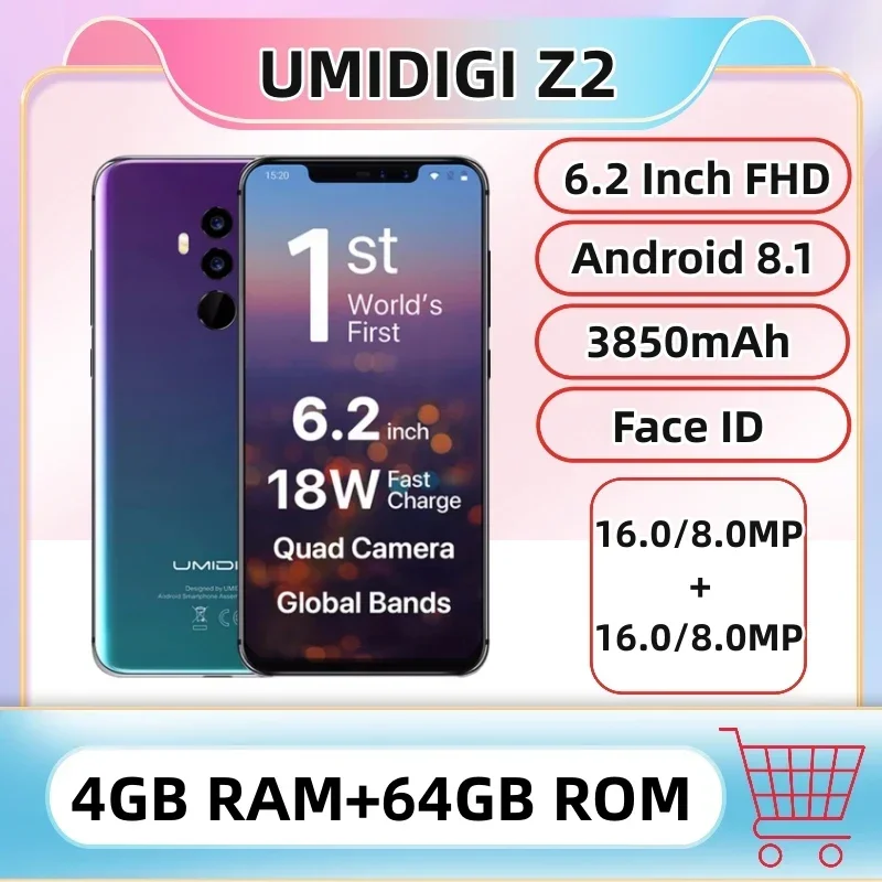 UMIDIGI Z2 SIM FREE UMIDIGI Z2 Global Version 6.2