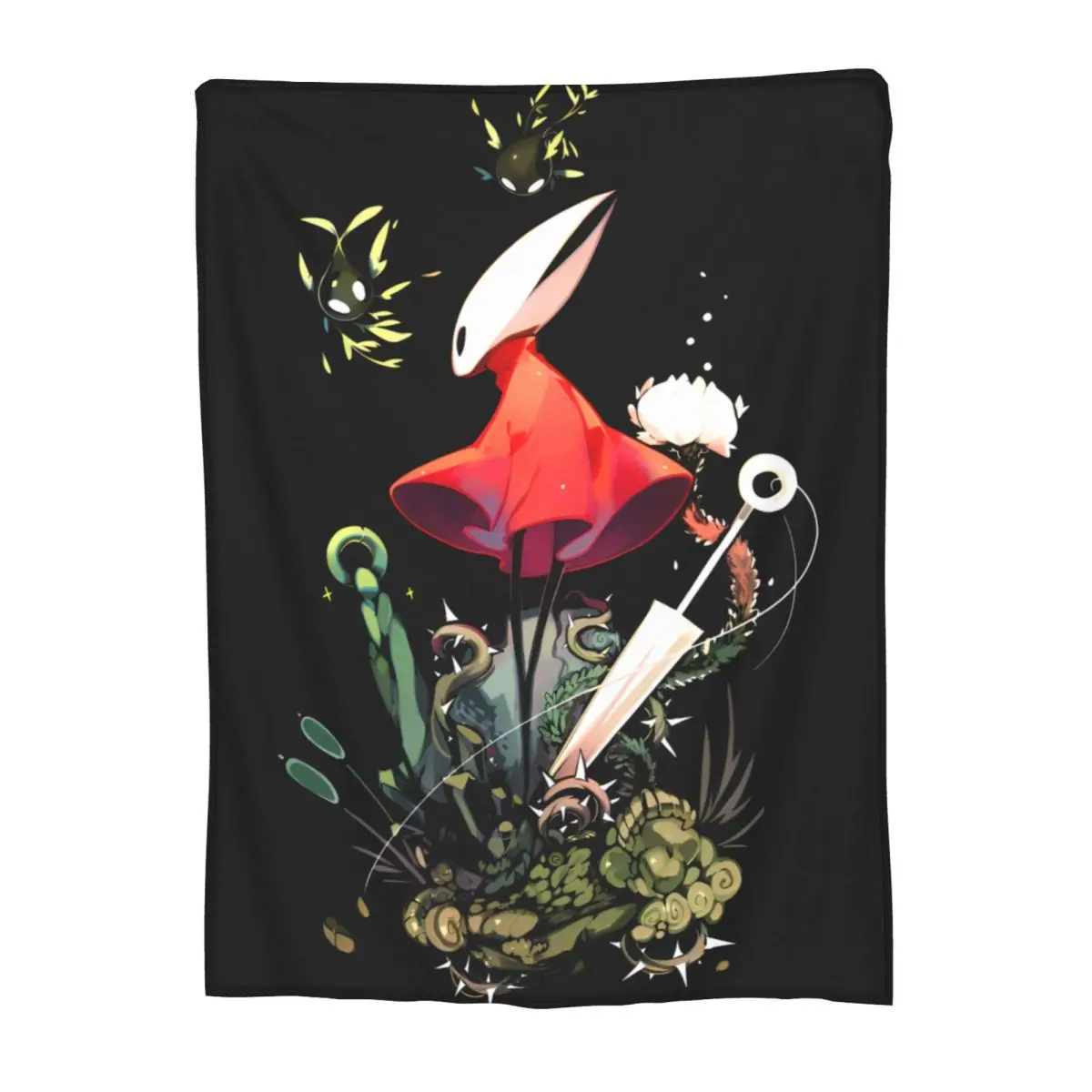 Hollow Knight Games Plush Blankets Aesthetics Fashion Throw Blanket for Bed Sofa Couch 200x150cm