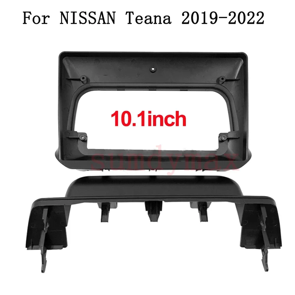 10.1Inch 2 Din Car Radio Fascia For Nissan Teana Altima 2018 2019 2020 2021 Head Unit DVD Android Player Stereo Panel Dash Frame