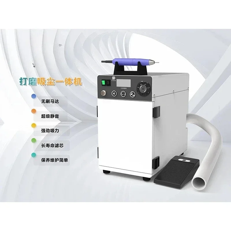Dental milling machine for Zirconia,PMMA,WAX All in one milling vacuuming machine Dental dust collector cleaner For dental lab