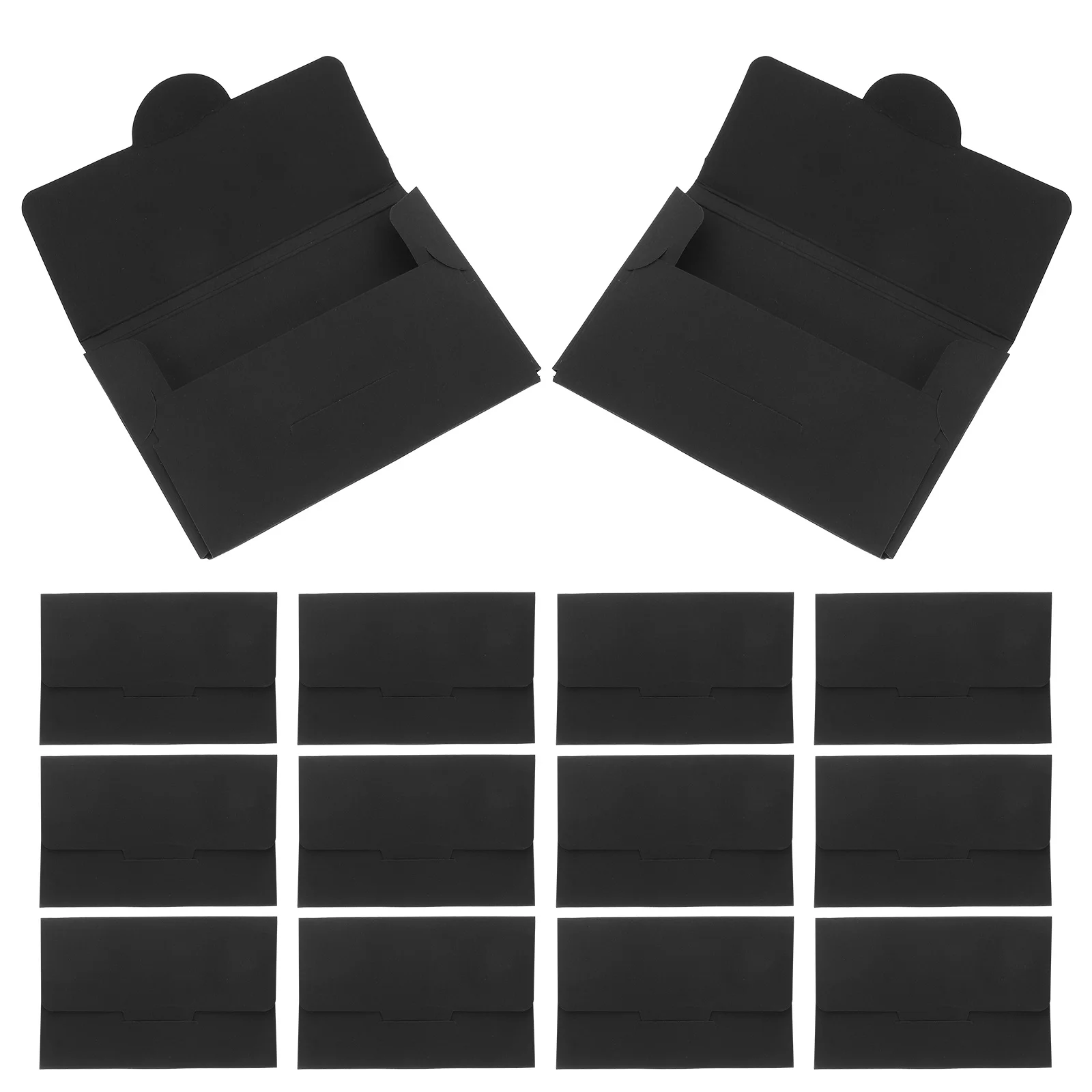 

50pcs Sleeves Kraft Paper Key Card Holders For Hotel Atm Credit Business Id Transit Cards Protective Envelope