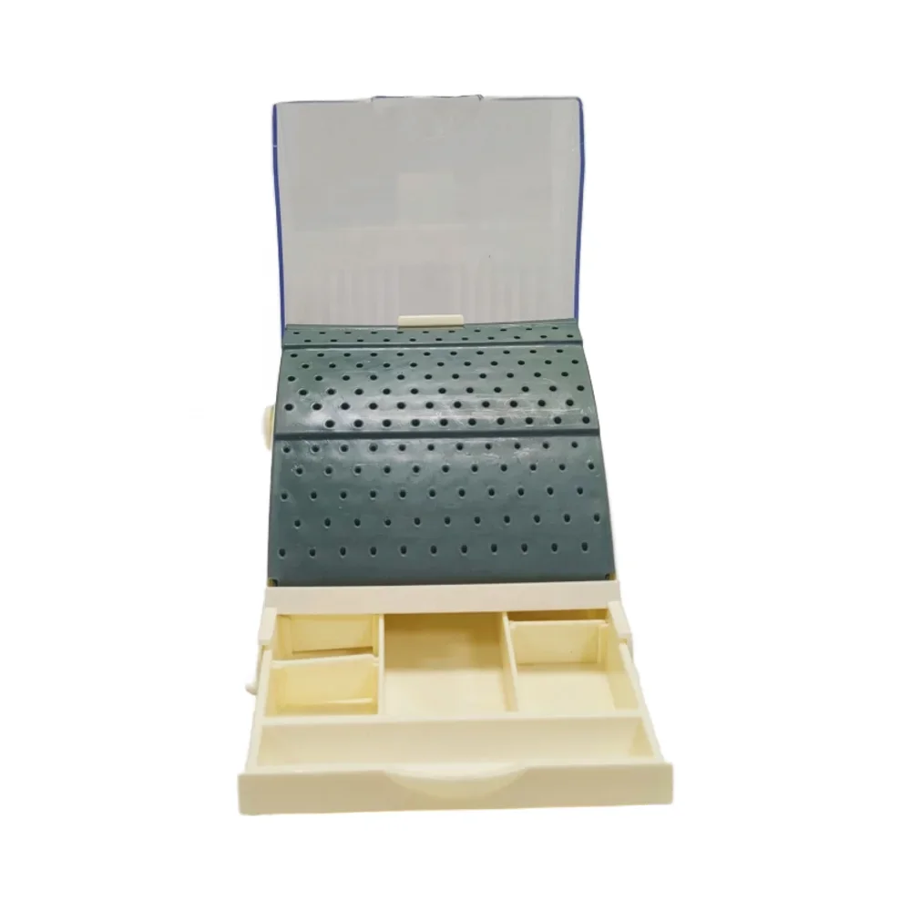 

Disposable Medical Drawer Type 142 Hole Bur Box