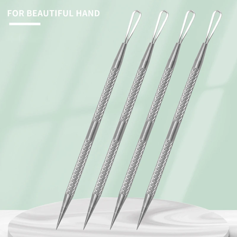 Blackhead Pimples Blemish Extraction Removal Double-headed Stainless Steel Needle Removal Tool Facial Tool