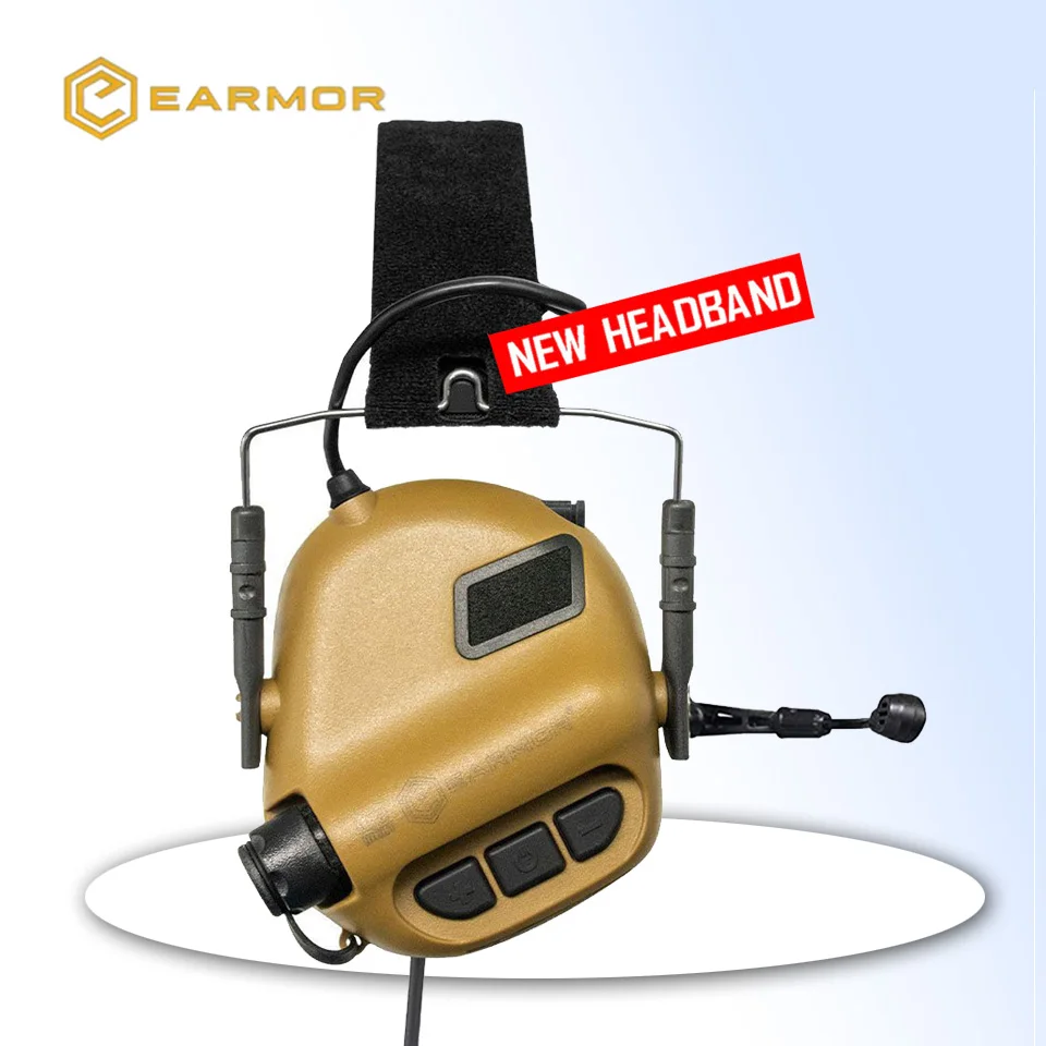 OPSMEN Earmor سماعة رأس تكتيكية M32 MOD4 سماعات إلغاء الضوضاء اطلاق النار الطيران الاتصالات سماعات Softair