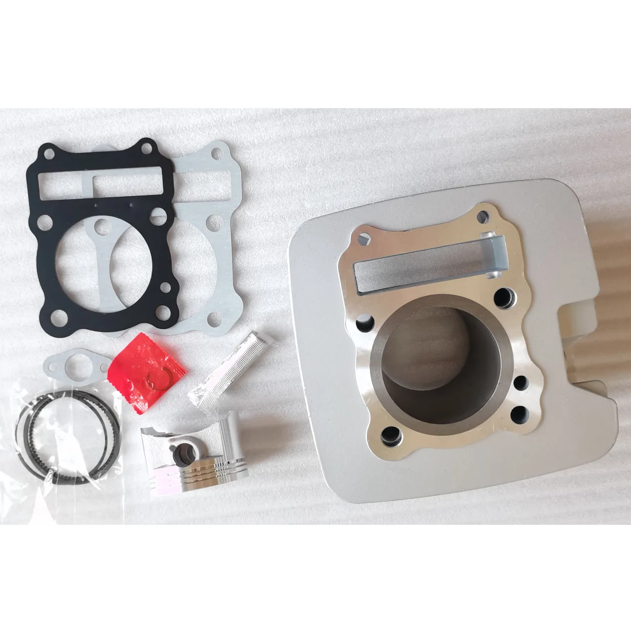 Kit de pistón de cilindro de cilindro de gran cilindro, aleta grande de gama alta de hasta 125cc a 150cc para Suzuki EN125 GZ125 GN125 TU125 EN125-A 2A 2E 2F